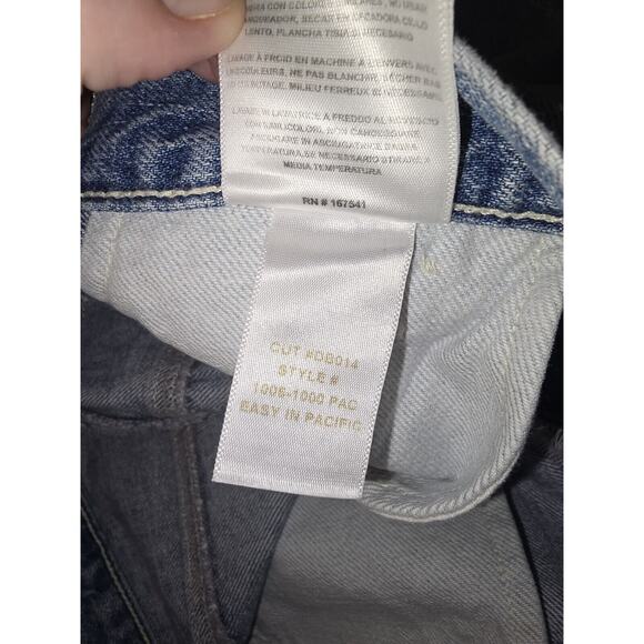 Daily Blue Easy Wide Leg Jeans Womens Size 28 Light Denim Easy Pant Pacific - Picture 14 of 15